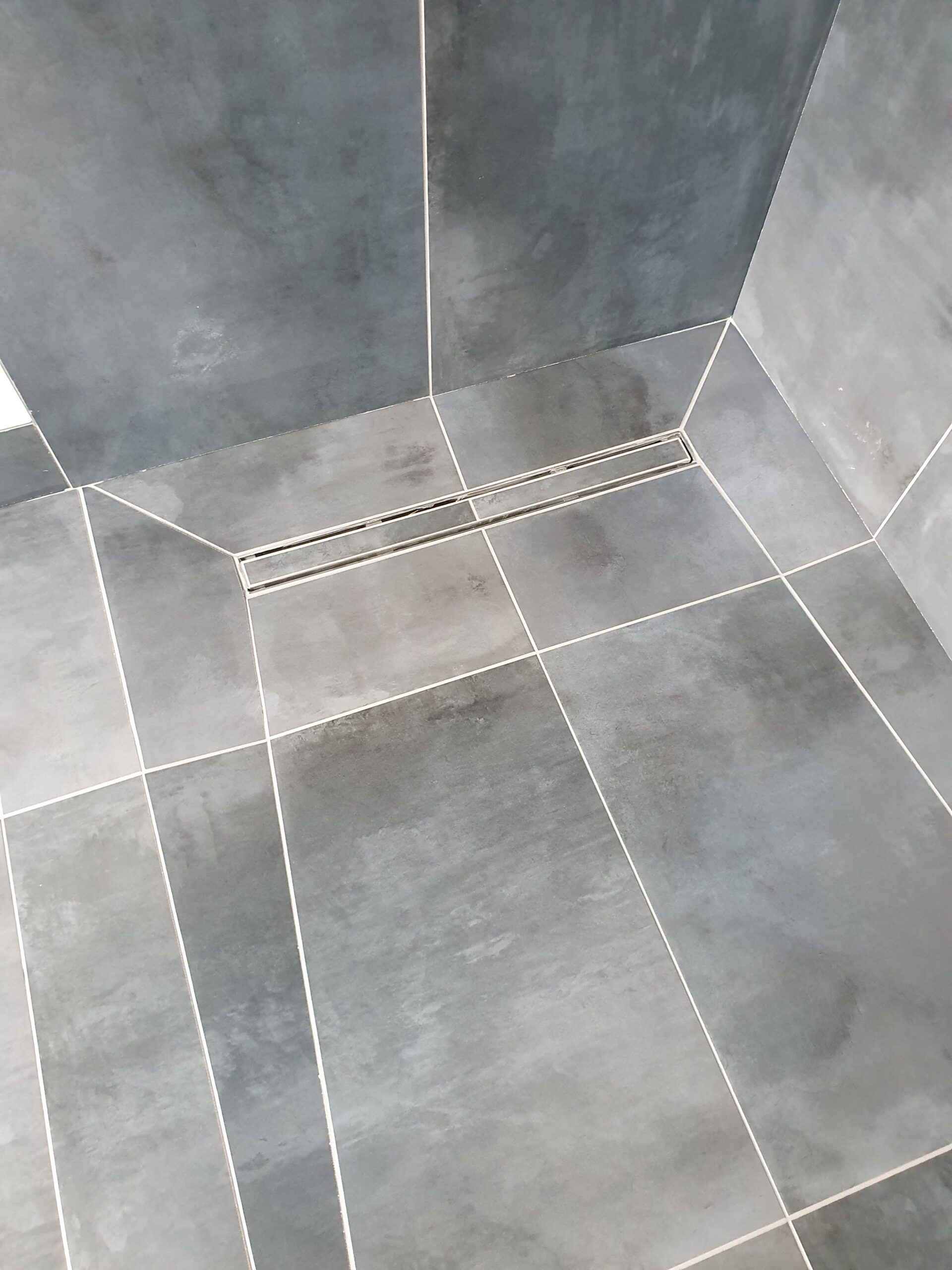Walking wetroom shower